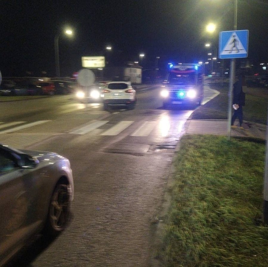 Elbląg, Potrącenie na Brzeskiej Elbląg, Potrącenie na Brzeskiej