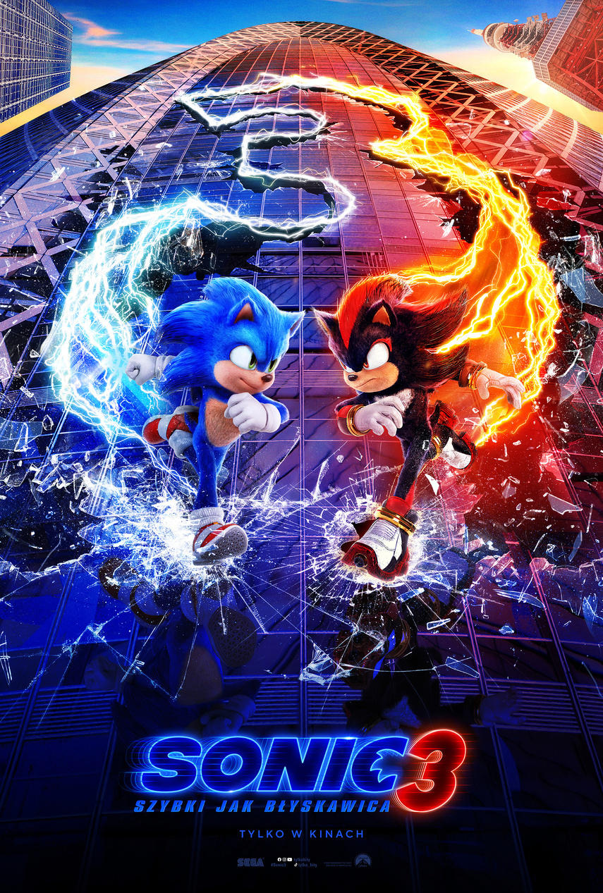 Elbląg, Sonic 3: Szybki jak błyskawica w kinie Światowid Elbląg, Sonic 3: Szybki jak błyskawica w kinie Światowid