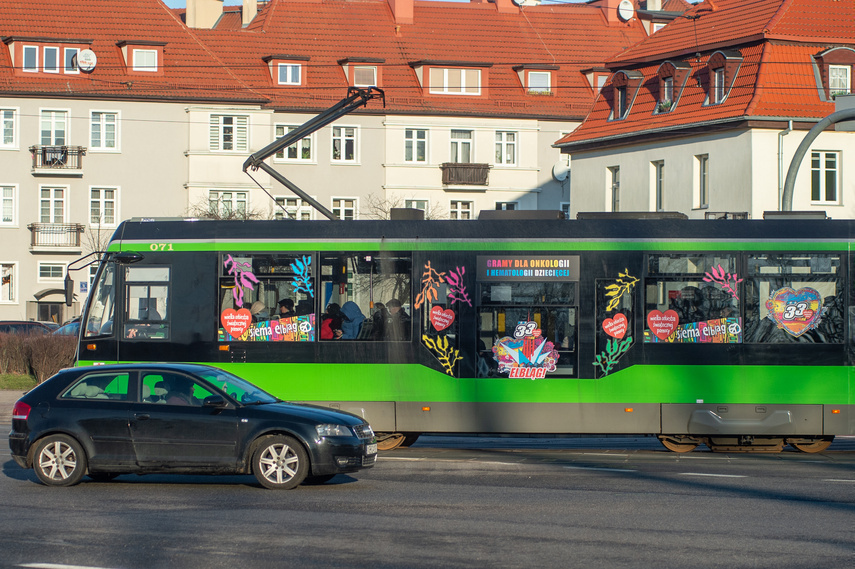Elbląg, Na ulice Elbląga wyjechał WOŚP-owy tramwaj Elbląg, Na ulice Elbląga wyjechał WOŚP-owy tramwaj
