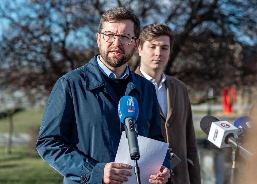 Elbląg, Poseł Andrzej Śliwka i radny Sebastian Czyżyk-Skoczyk, Elbląg, Poseł Andrzej Śliwka i radny Sebastian Czyżyk-Skoczyk,