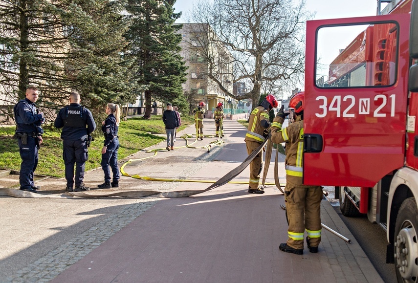 Elbląg, Pożar przy 12 Lutego Elbląg, Pożar przy 12 Lutego