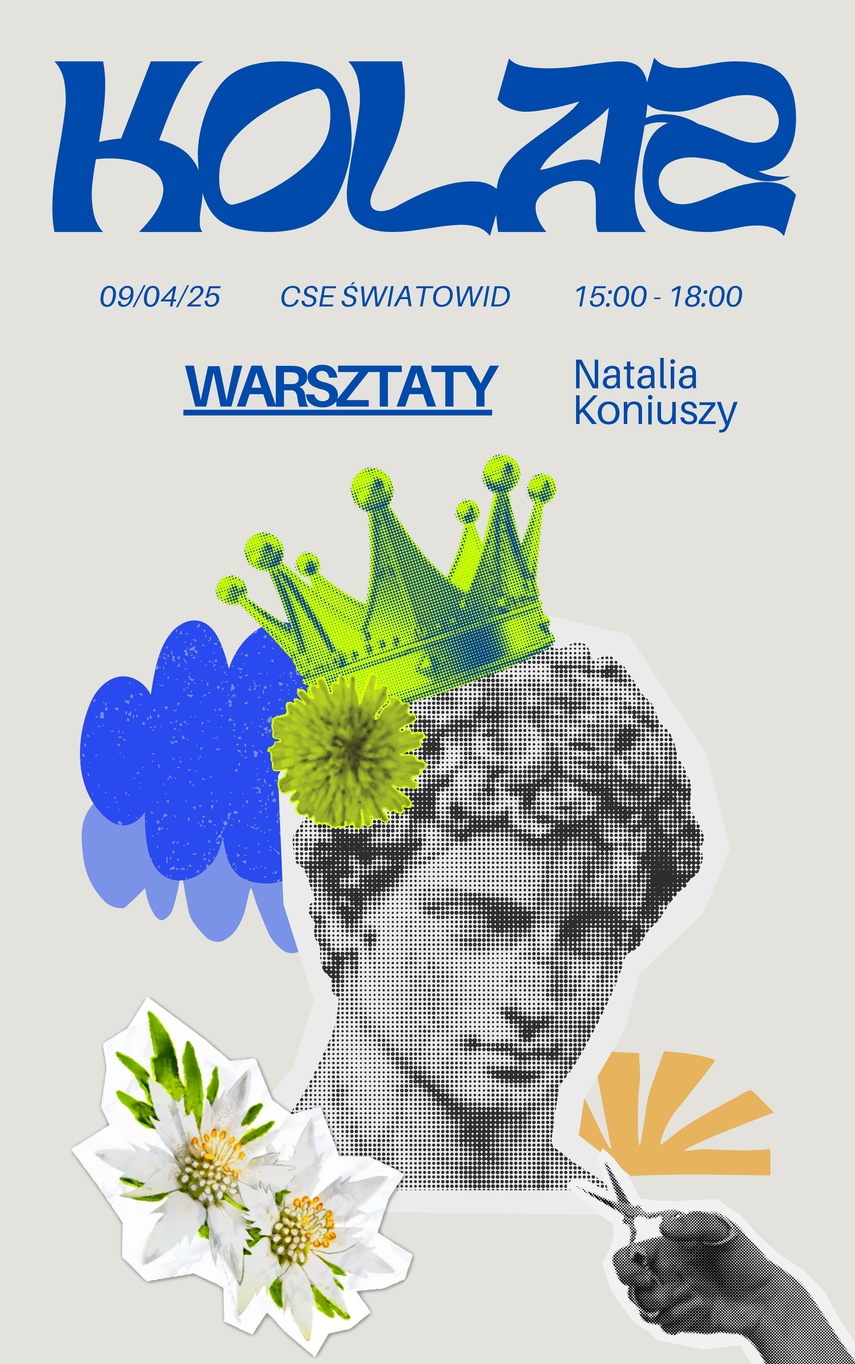 Elbląg, Warsztaty kolażu analogowego z Natalią Koniuszy Elbląg, Warsztaty kolażu analogowego z Natalią Koniuszy