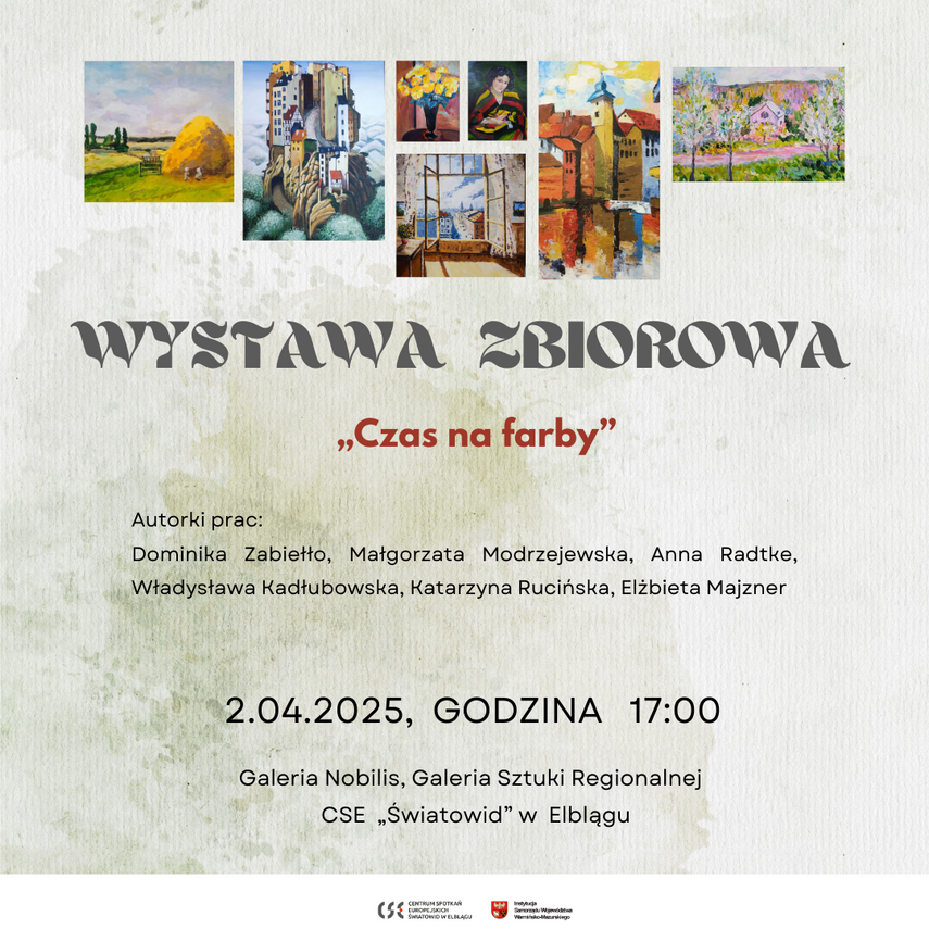 Elbląg, Wystawa prac amatorskich „Czas na farby”. Zaproszenie do świata emocji i wyobraźni Elbląg, Wystawa prac amatorskich „Czas na farby”. Zaproszenie do świata emocji i wyobraźni