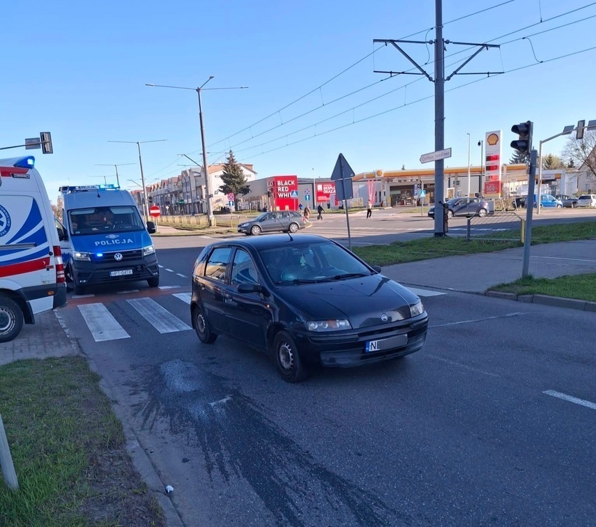 Elbląg, Potrącenie na przejściu dla pieszych Elbląg, Potrącenie na przejściu dla pieszych