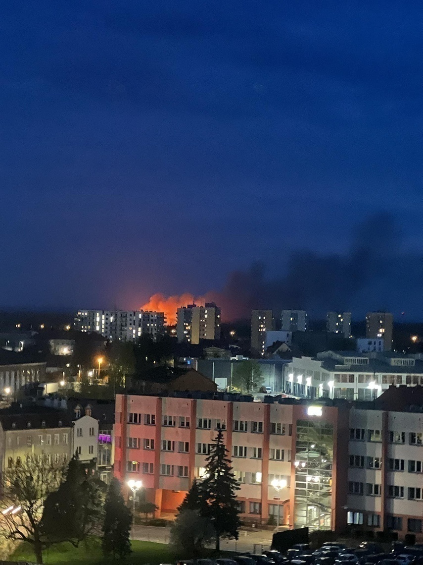 Elbląg, Pożar pod Elblągiem Elbląg, Pożar pod Elblągiem