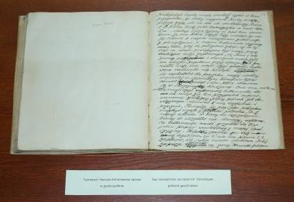 Elbląg, W prezentowanym na wystawie testamencie Henryk Nitschmann przekazał cały swój majątek miastu Elbląg Elbląg, W prezentowanym na wystawie testamencie Henryk Nitschmann przekazał cały swój majątek miastu Elbląg