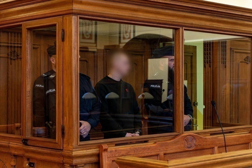 Elbląg, Cezary G. podczas ogłaszania wyroku w sądzie pierwszej instancji, Elbląg, Cezary G. podczas ogłaszania wyroku w sądzie pierwszej instancji,