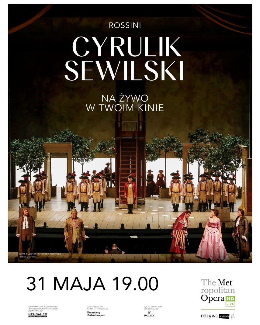 Elbląg, Cyrulik sewilski na dużym ekranie Elbląg, Cyrulik sewilski na dużym ekranie