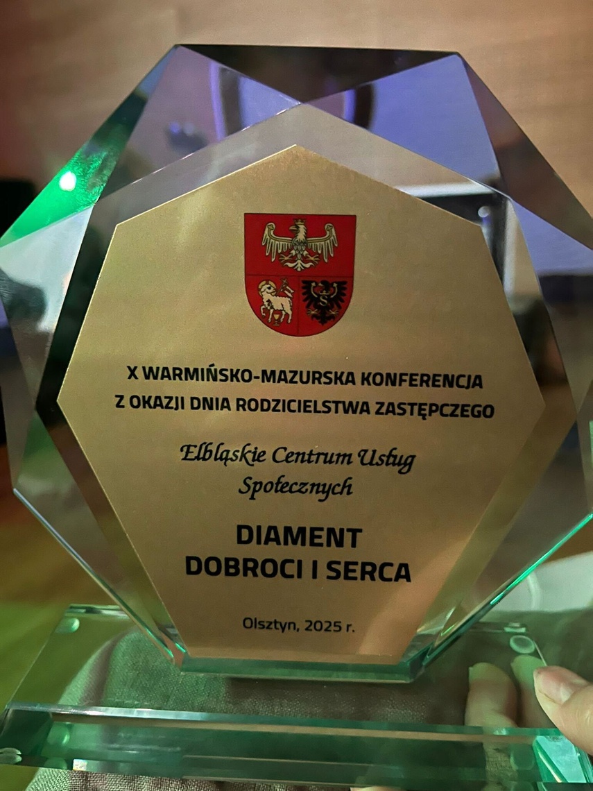 Elbląg, Diament Dobroci i Serca dla ECUS