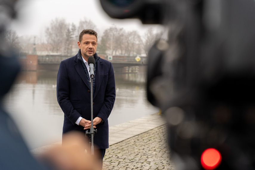 Elbląg, Finisz kampanii Rafała Trzaskowskiego w Elblągu Elbląg, Finisz kampanii Rafała Trzaskowskiego w Elblągu