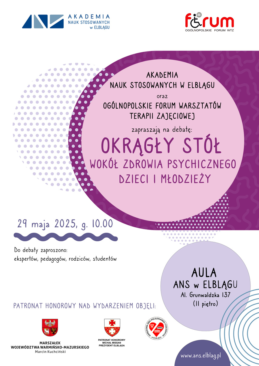 Elbląg, O zdrowiu psychicznym dzieci i młodzieży