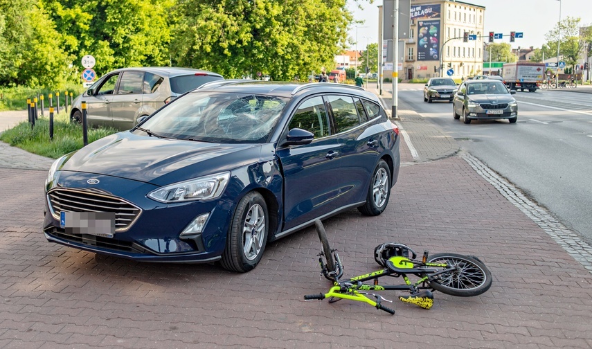 Elbląg, Kolizja z udziałem dziecka na Hetmańskiej Elbląg, Kolizja z udziałem dziecka na Hetmańskiej