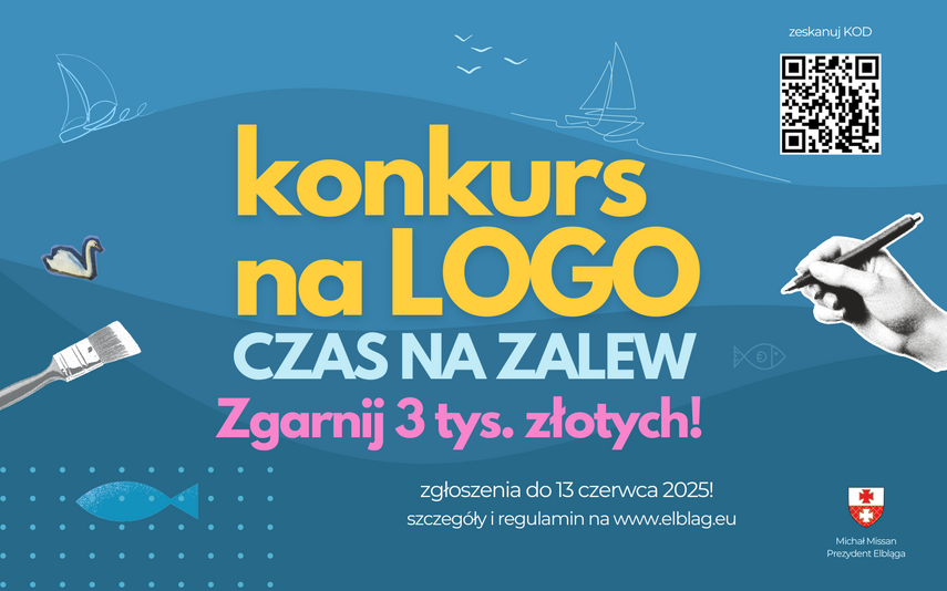 Elbląg, Konkurs na logo regionu Zalewu Wiślanego. Do wygrania 3 tys. zł Elbląg, Konkurs na logo regionu Zalewu Wiślanego. Do wygrania 3 tys. zł