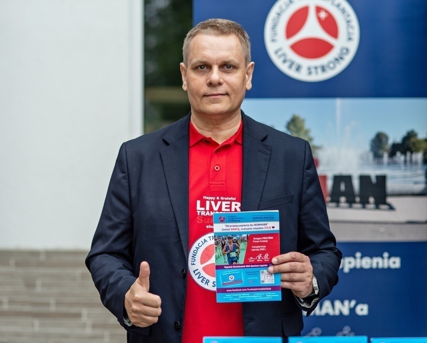 Elbląg, Grzegorz Perzyński podczas Elbląskich Dni Zdrowia, Elbląg, Grzegorz Perzyński podczas Elbląskich Dni Zdrowia,