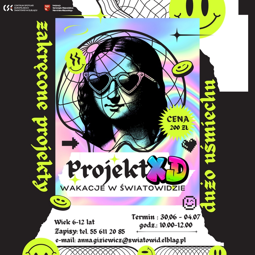 Elbląg, Wakacyjne Warsztaty dla Dzieci - Projekt XD