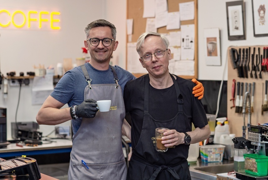 Paweł Laskowski (z lewej) i Dariusz Nowicki, czyli Belweder Caffe Paweł Laskowski (z lewej) i Dariusz Nowicki, czyli Belweder Caffe