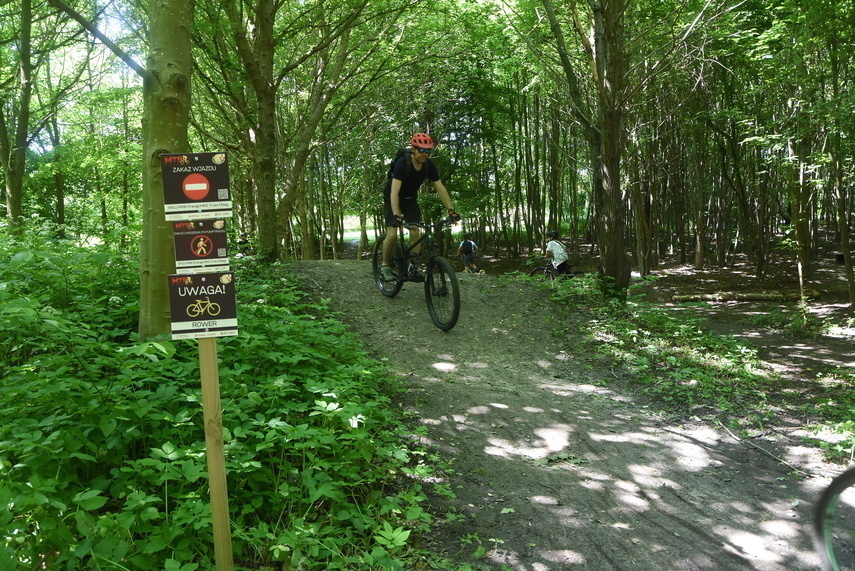 Elbląg, Powstały trasy dla miłośników MTB
