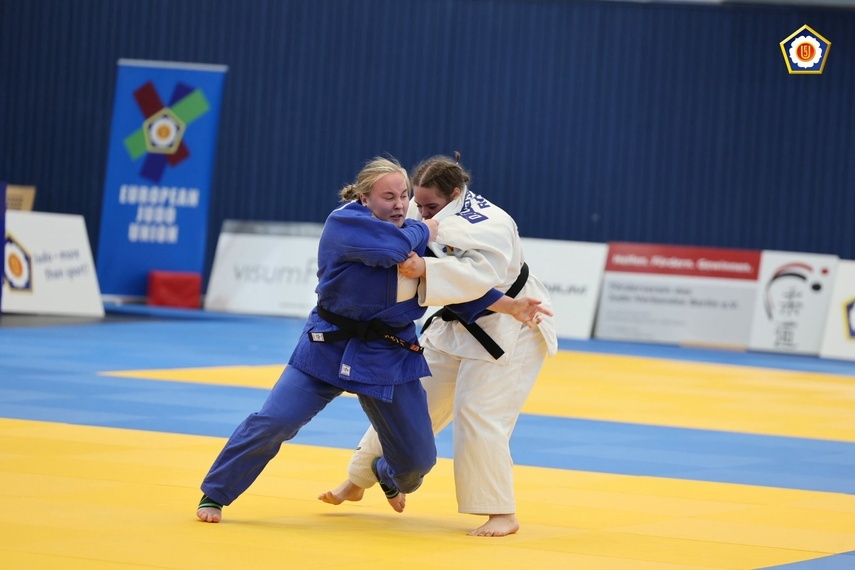 Elbląg, Aleksandra Kocięba (w granatowej judodze) Elbląg, Aleksandra Kocięba (w granatowej judodze)