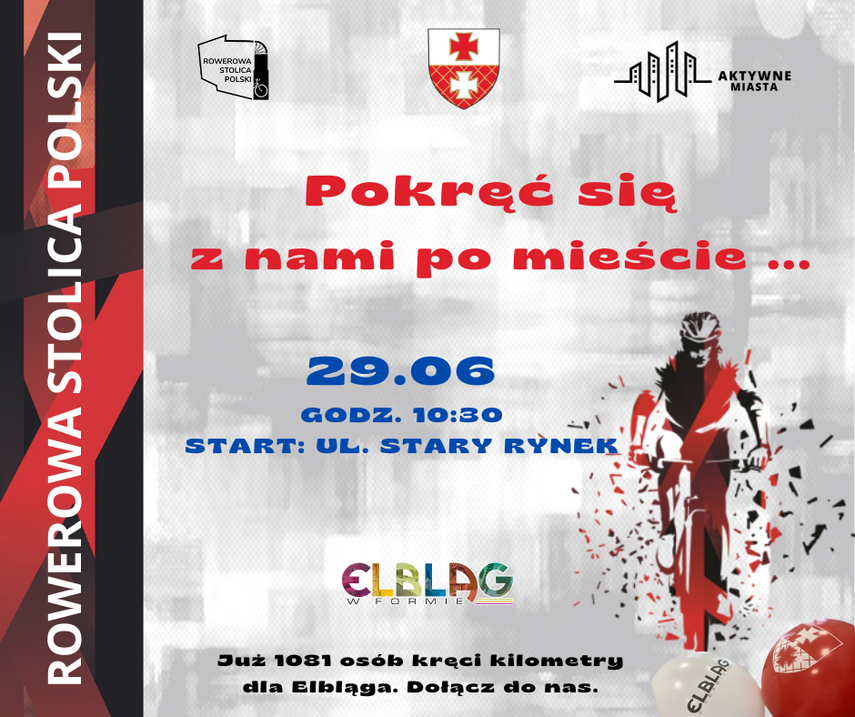 Elbląg, Wspólne kręcenie kilometrów podczas Dni Elbląga