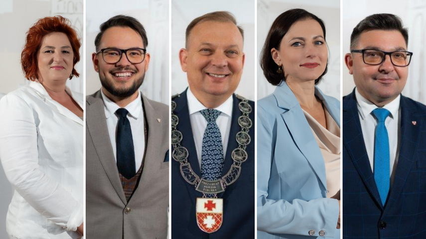 Elbląg, Od lewej; Halina Banach, Piotr Kowal, Michał Missan, Katarzyna Wiśniewska, Piotr Kowal