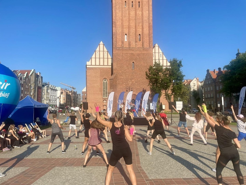 Elbląg, Plenerowa Zumba tym razem na Starym Mieście
