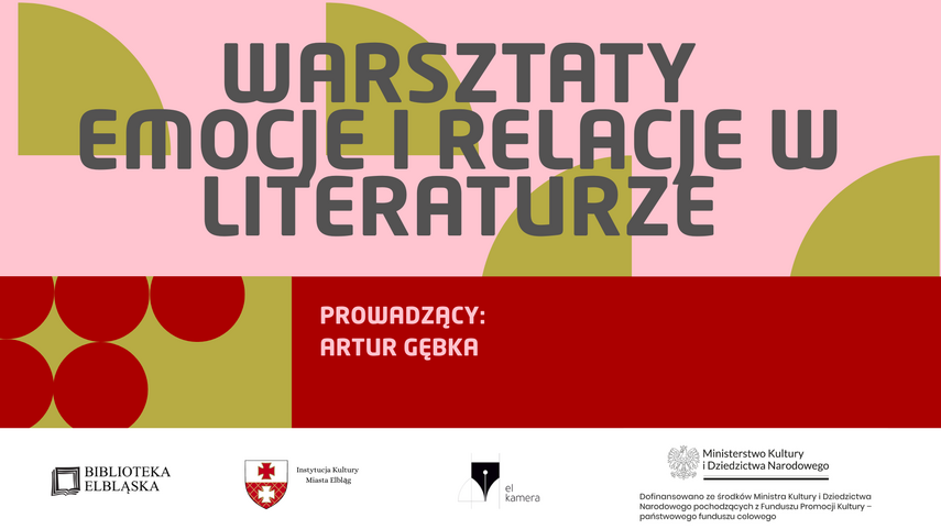 Elbląg, Emocje i relacje w literaturze: warsztaty dla dzieci z pisarzem Arturem Gębką Elbląg, Emocje i relacje w literaturze: warsztaty dla dzieci z pisarzem Arturem Gębką