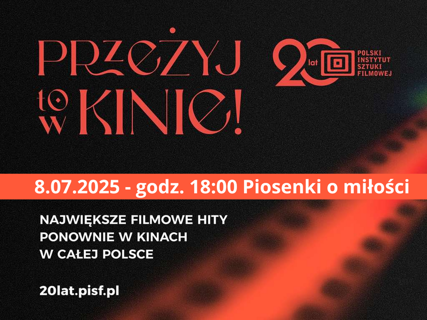 Elbląg, "Piosenki o miłości" w Kinie Światowid z okazji 20-lecia PISFu Elbląg, "Piosenki o miłości" w Kinie Światowid z okazji 20-lecia PISFu