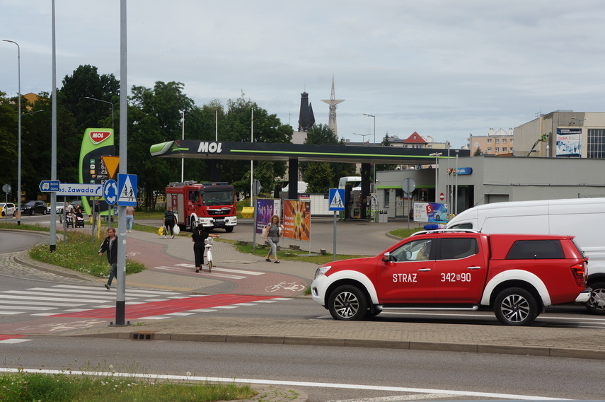 Elbląg, Zakończenie akcji strażaków, Elbląg, Zakończenie akcji strażaków,