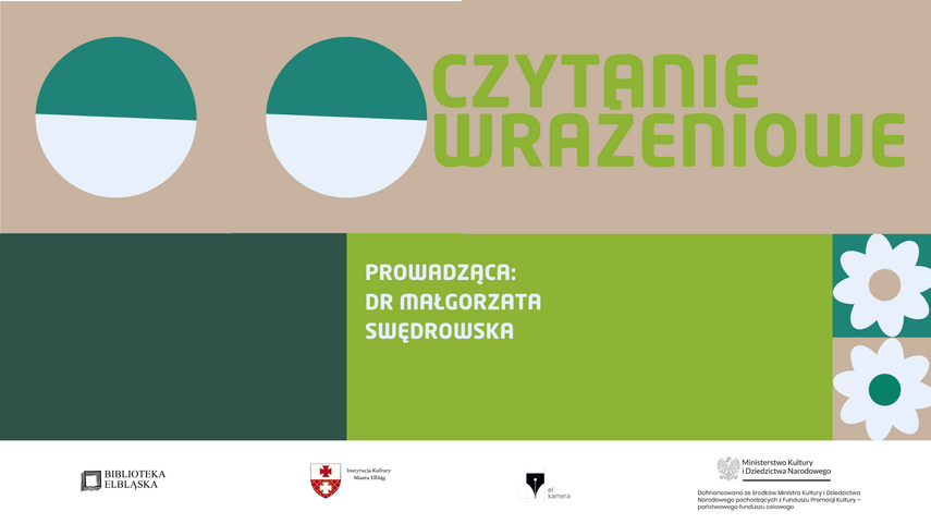 Elbląg, Czytanie wrażeniowe: warsztaty z Małgorzatą Swędrowską