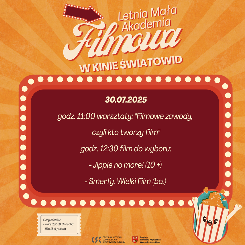 Elbląg, Kolejne spotkanie Letniej Małej Akademii Filmowej już 30 lipca