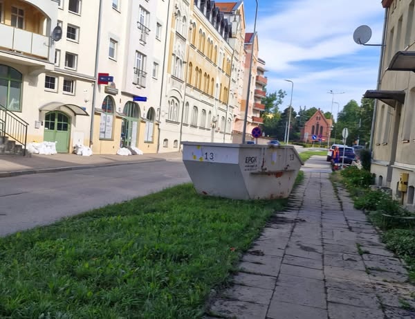 Elbląg, Kontenery na odpady popowodziowe Elbląg, Kontenery na odpady popowodziowe