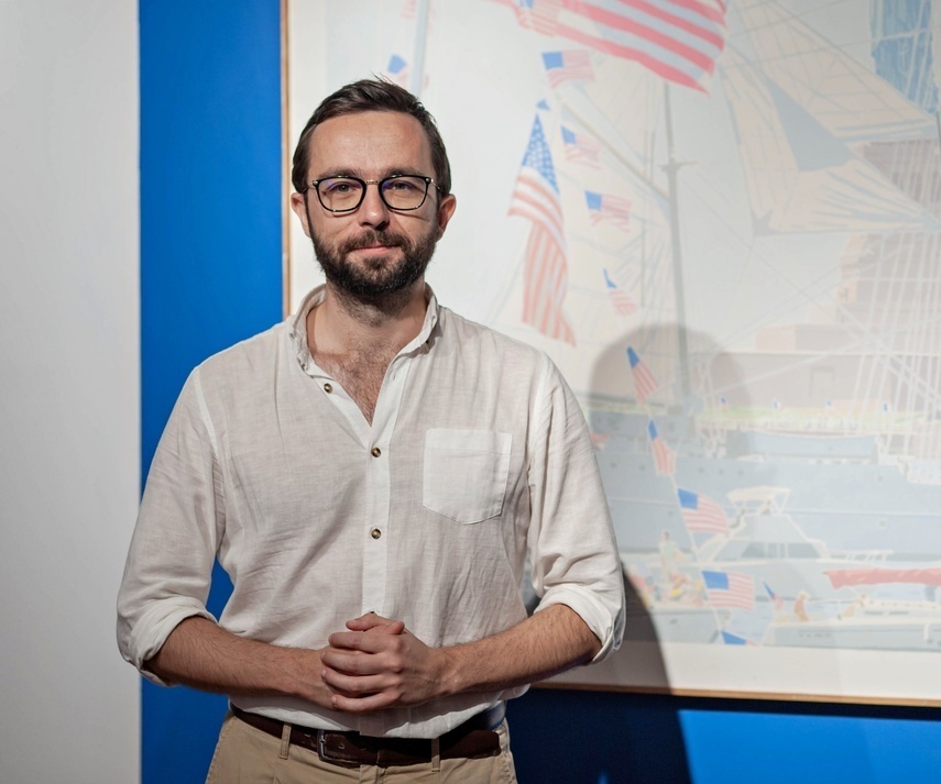 Elbląg, Michał Kozłowski, kurator wystawy American Dream Elbląg, Michał Kozłowski, kurator wystawy American Dream