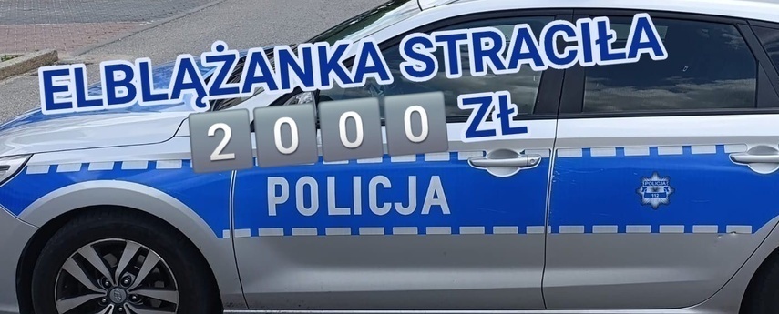 Elbląg, Puściła blika, ale nie swojej znajomej...