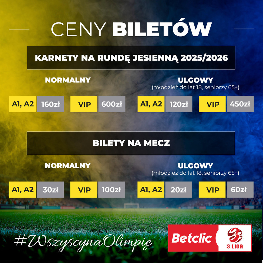 Elbląg, Wejściówki na mecze Olimpii już w sprzedaży! Elbląg, Wejściówki na mecze Olimpii już w sprzedaży!