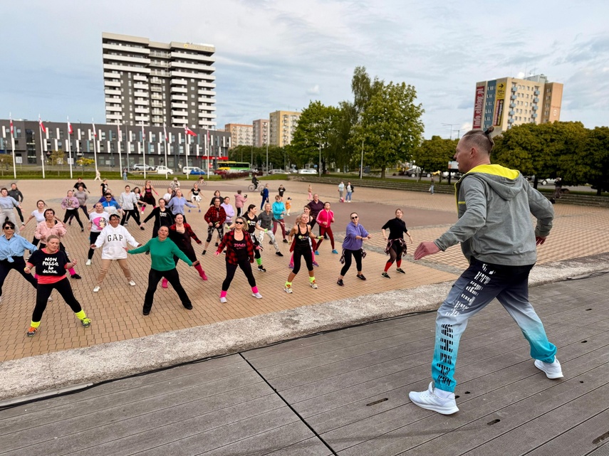 Elbląg, Zumba na Placu Jagiellończyka