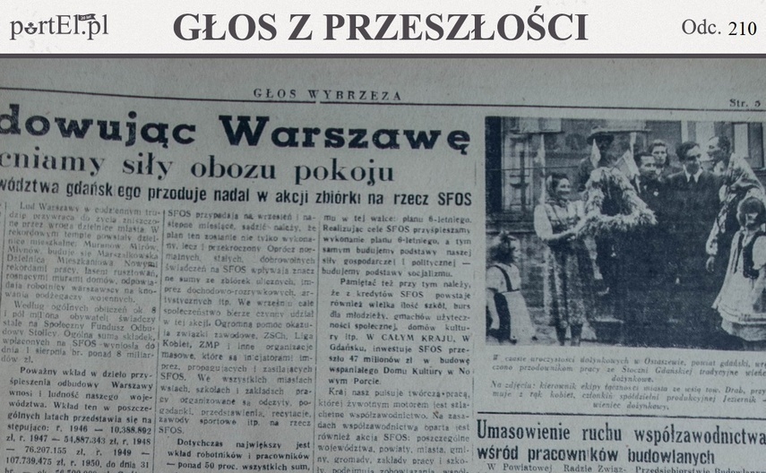 Elbląg, Głos Wybrzeża nr 251, 1950 r. Elbląg, Głos Wybrzeża nr 251, 1950 r.