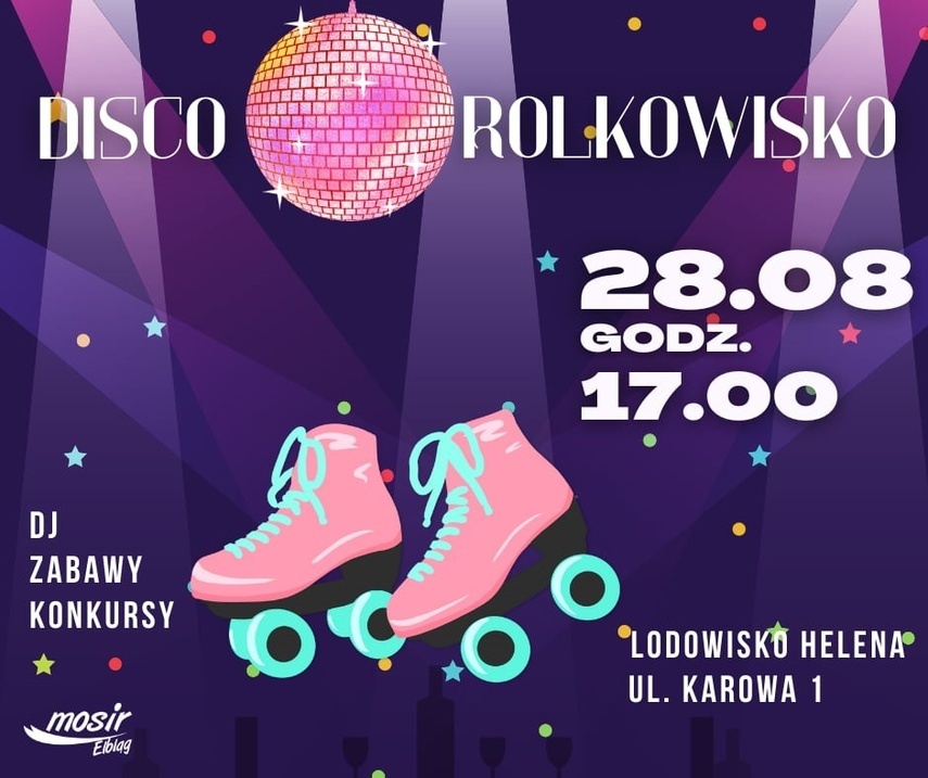 Elbląg, Rolkowisko w letnich rytmach disco!