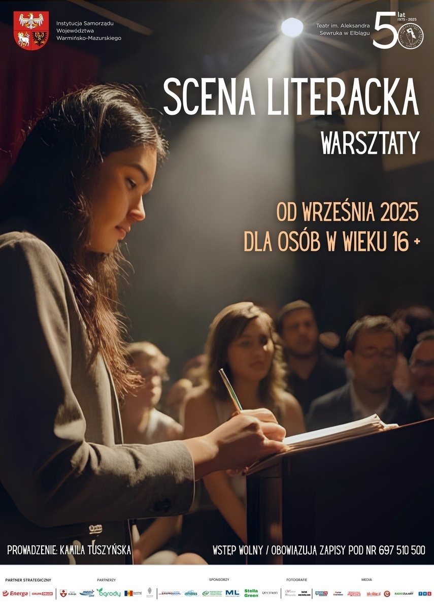 Elbląg, Scena literacka - warsztaty w teatrze Sewruka