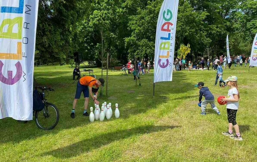Elbląg, Sjesta w parku Modrzewie na zakończenie wakacji