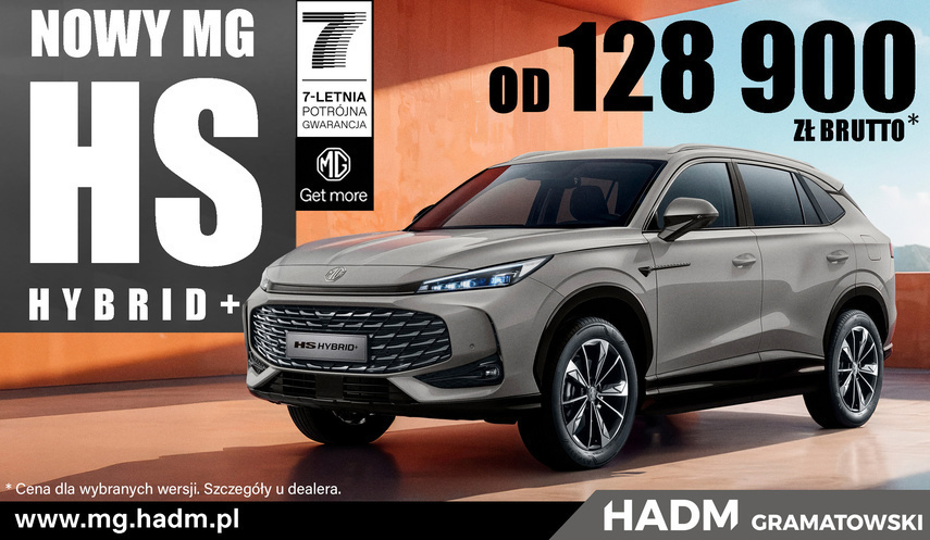 Nowy MG HS Hybrid+ już wkrótce w salonie HADM Gramatowski Nowy MG HS Hybrid+ już wkrótce w salonie HADM Gramatowski