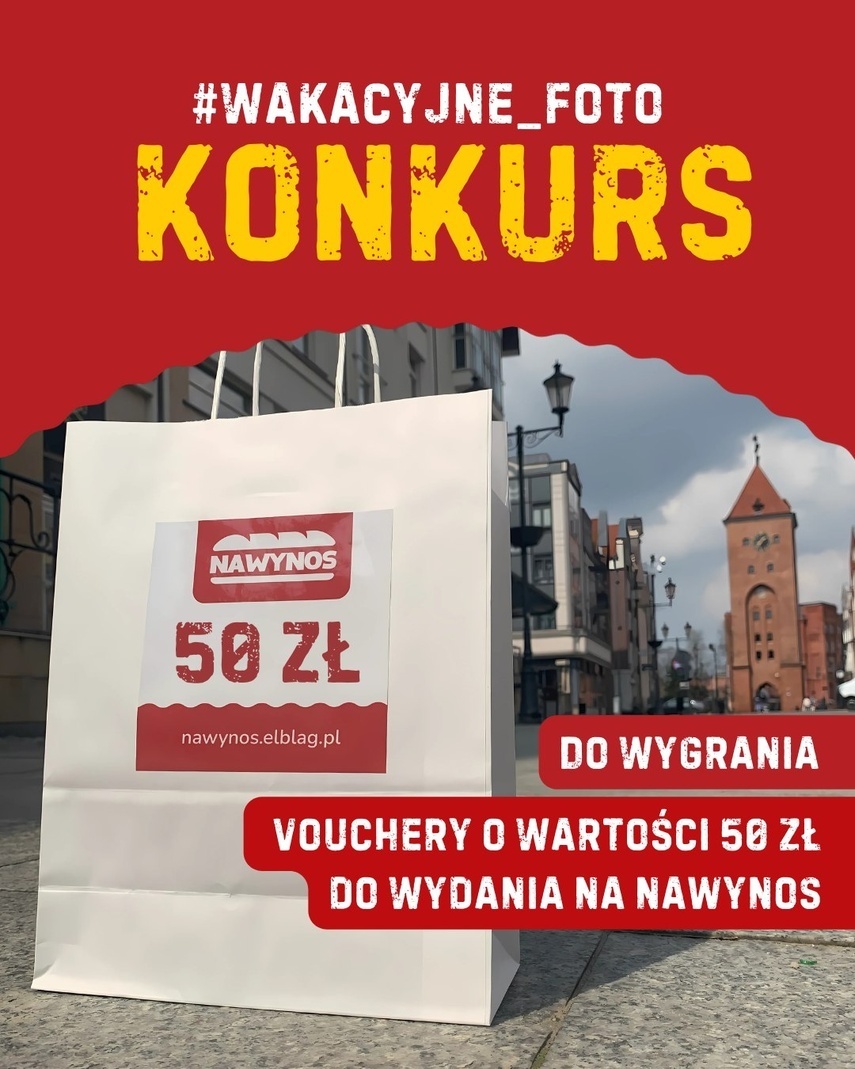 Elbląg, Pokaż zdjęcie z wakacji i wygraj voucher w NaWynos Elbląg, Pokaż zdjęcie z wakacji i wygraj voucher w NaWynos