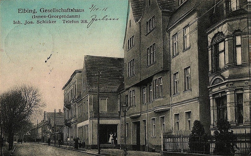 Elbląg, Dawno temu w Elblągu... upił się robotnik