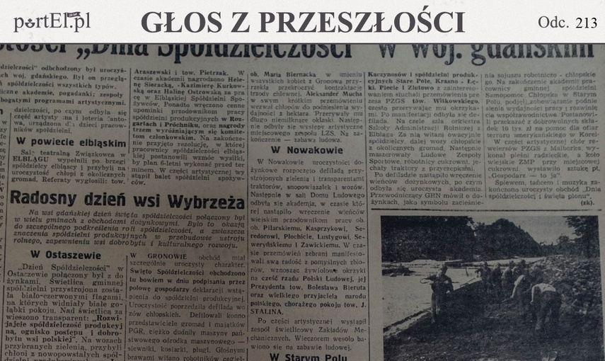 Elbląg, Głos Wybrzeża nr 252, 1950 r.
