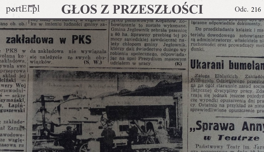 Elbląg, Głos Wybrzeża nr 254, 1950 r.