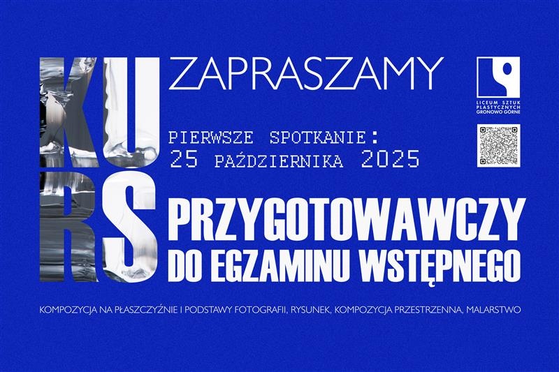 Elbląg, Rusza kurs przygotowawczy do Liceum Sztuk Plastycznych w Gronowie Górnym! 