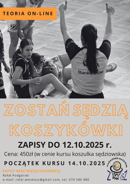 Elbląg, Zapisy na kurs sędziego koszykówki