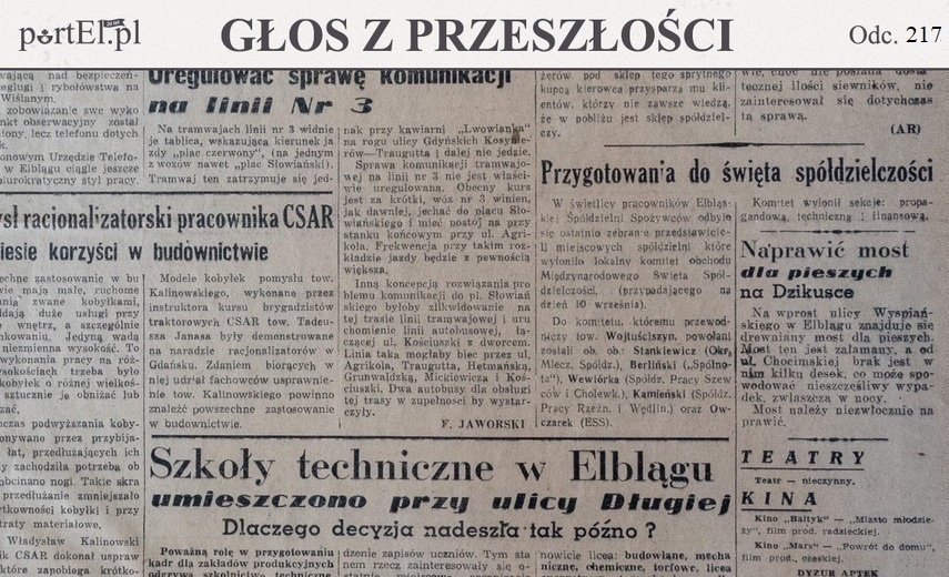 Elbląg, Głos Wybrzeża nr 239, 1950 r. Elbląg, Głos Wybrzeża nr 239, 1950 r.