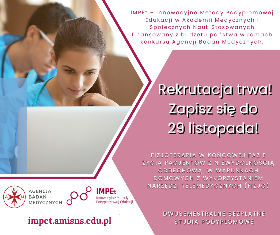 Bezpłatne studia podyplomowe z fizjoterapii oddechowej - realizowane są zapisy [ Strefa biznesu ]