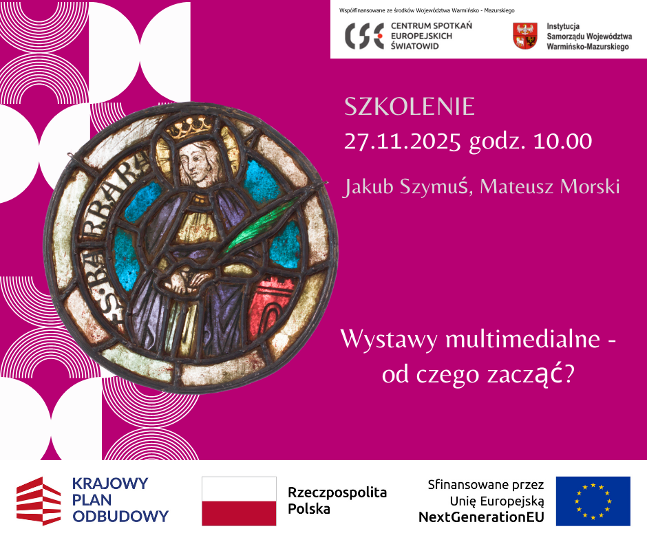 Cyfrowe dziedzictwo w praktyce - bezpłatne webinary, warsztaty i szkolenia w Elblągu