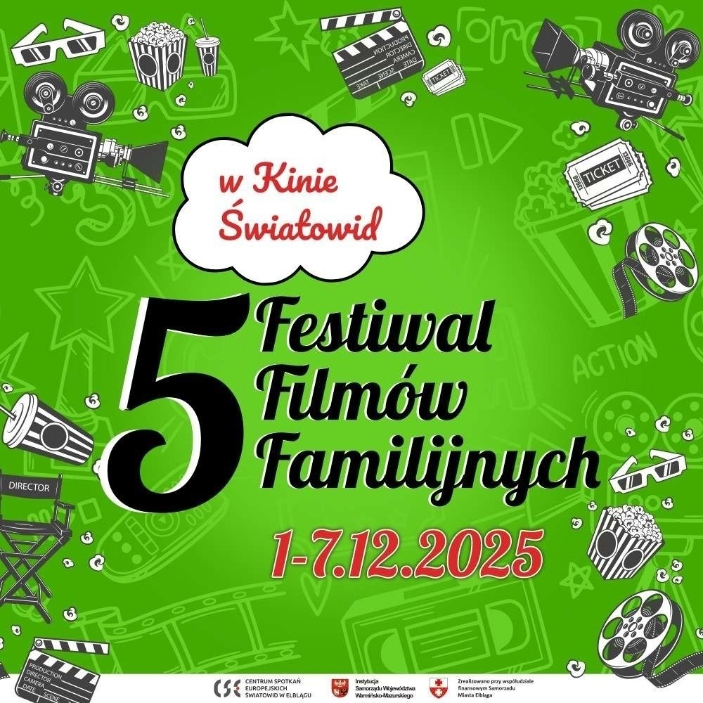 Elbląg, Wygraj wejściówki na Festiwal Filmów Familijnych